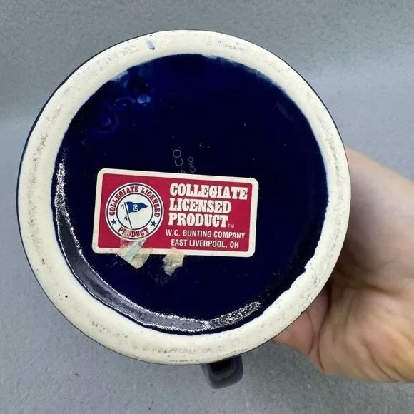 University of California Blue Gold Ceramic Beer Collegiate Stein Mug - Picture 3 of 4